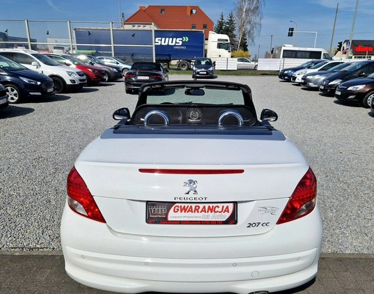 Peugeot 207 CC cena 21999 przebieg: 150000, rok produkcji 2012 z Szlichtyngowa małe 667